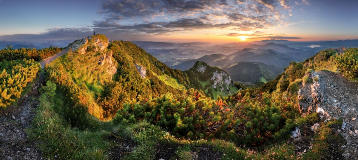 Veľký Choč (1 607 m n.m.) z Vyšného Kubína