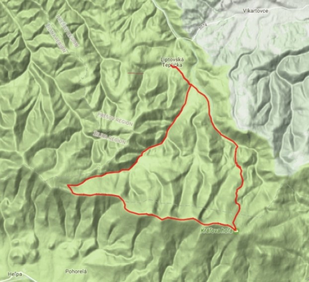 Kráľova hoľa (1 946 m n.m.) z Liptovskej Tepličky