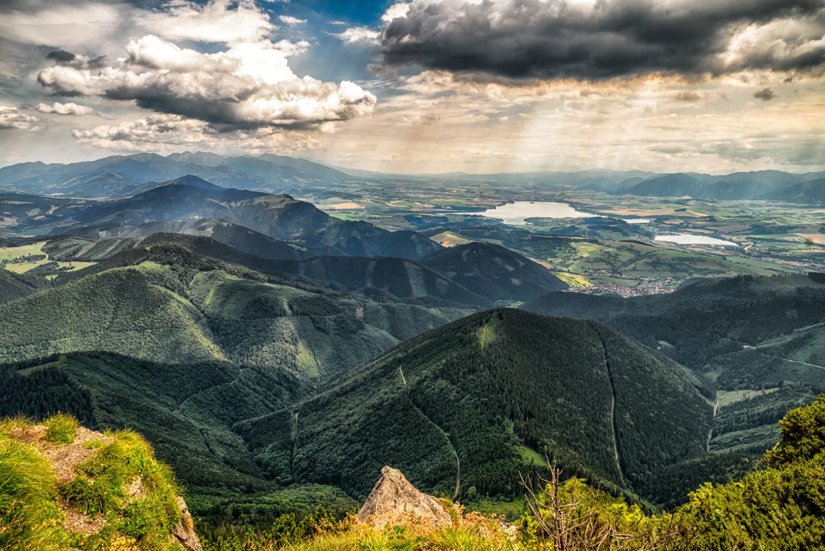 Veľký Choč (1 607 m n.m.) z Vyšného Kubína