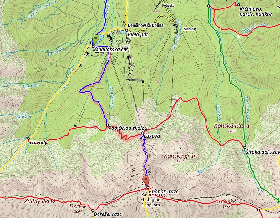 Punkt widokowy Kobyliny – Dolina Kwaczańska