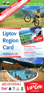 Przewodnik po Liptowe z Liptov Region Card  LETO 2016 SK – PL