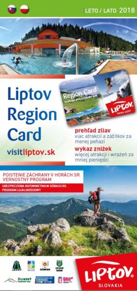 Guide to discounts with Liptov Region Card Summer 2018 