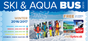 Grafikon SKI & AQUA Bus 2016 – 2017