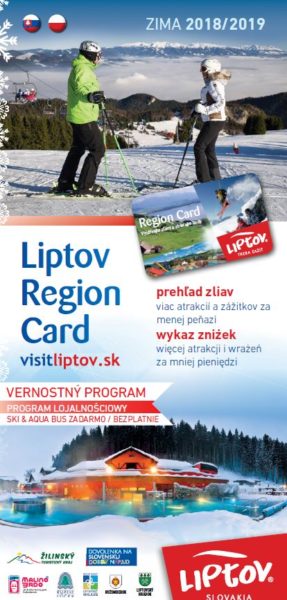 Przewodnik po Liptowe Liptov Region Card ZIMA 2018/2019 SK – PL