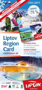 Przewodnik po Liptowe z Liptov Region Card ZIMA 2017 SK – PL