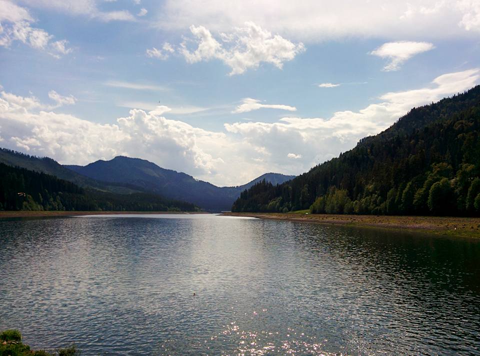 Upper reservoir Čierny Váh from Východná