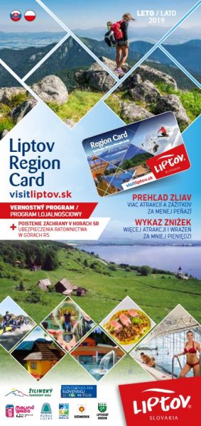 Przewodnik po Liptowe Liptov Region Card LETO 2018 SK – PL