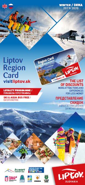 Guide to discounts with Liptov Region Card Summer 2019 