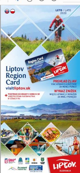 Zniżki z Liptov Region Card – LETO  2020