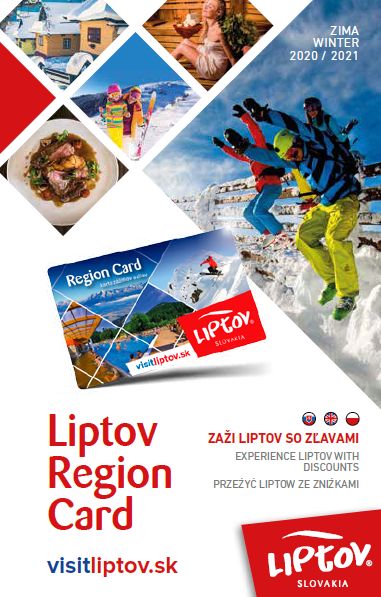 Overview of discounts with Liptov Region Card - WINTER  2020 