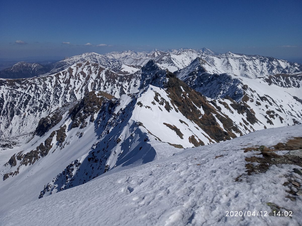 Hrubá kopa (2166 m n.m.) zo Žiarskej doliny