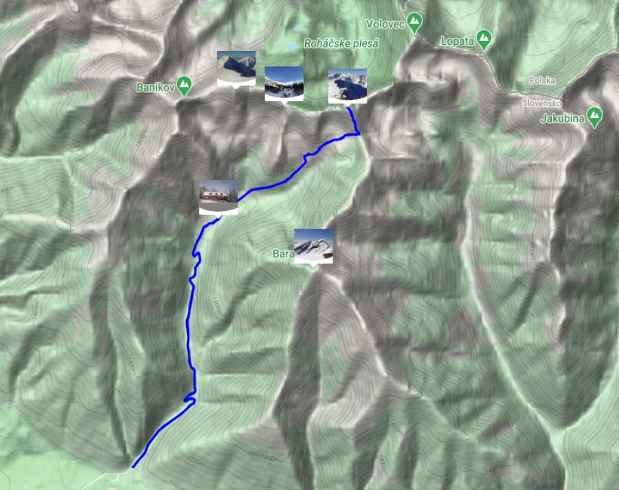 Plačlivé (2125 m n.m.) zo Žiarskej doliny