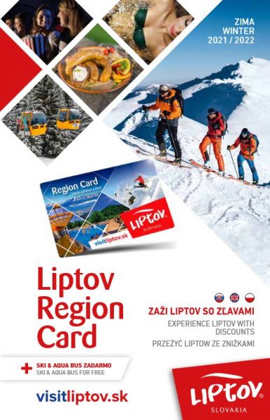 Guide to discounts with Liptov Region Card Winter 2021/2022