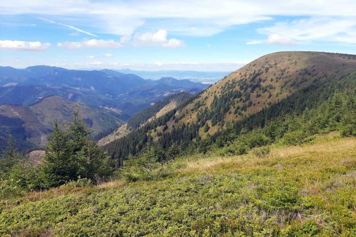 From Malužiná to Veľký bok