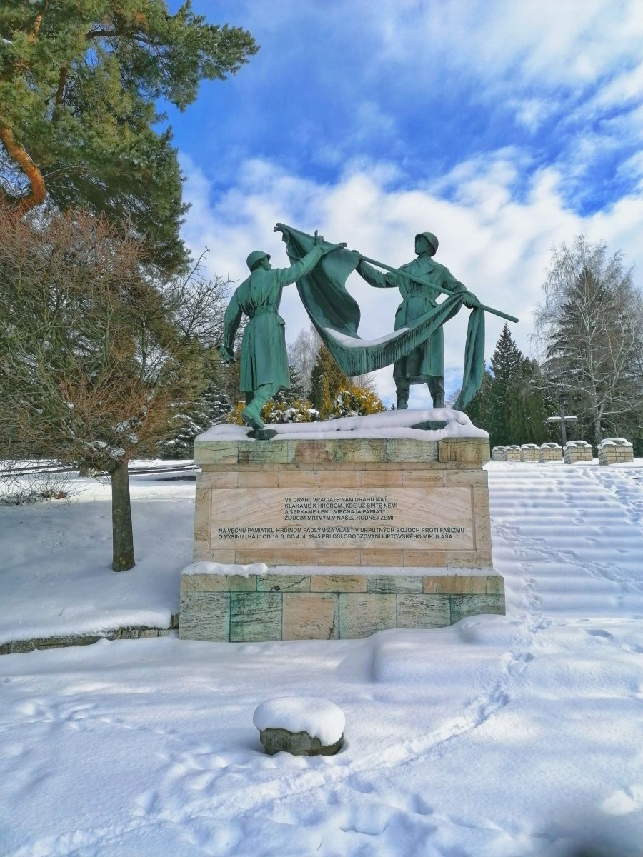 The track of World War II memorial Háj Nicovô