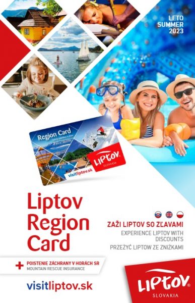 Guide to discounts with Liptov Region Card summer 2023