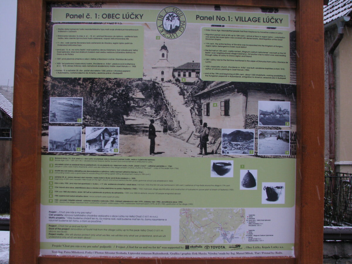 Detailed route description Choč