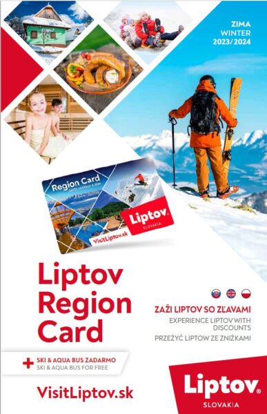Guide to discounts with Liptov Region Card winter 2023/24