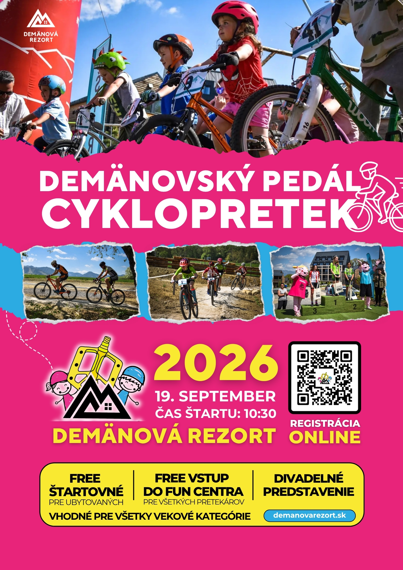 Plagát: Demänovský pedál 2026